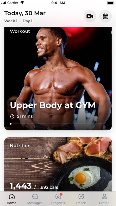 BlueStar Fitness Screenshot