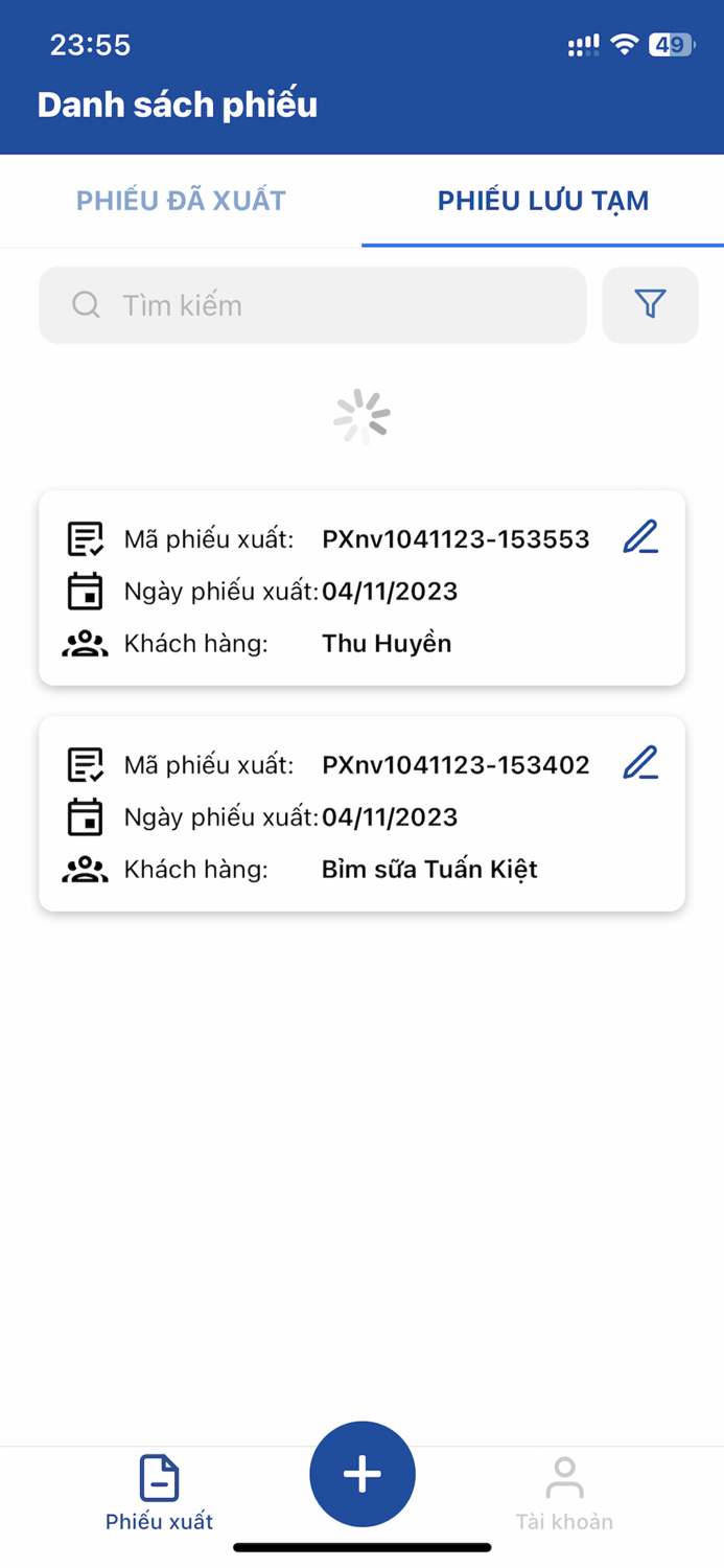 HC NPP - Xuất kho bán hàng