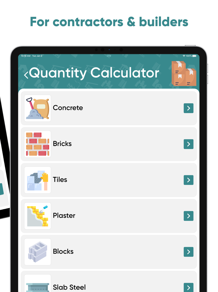 Construction Calculator Concre
