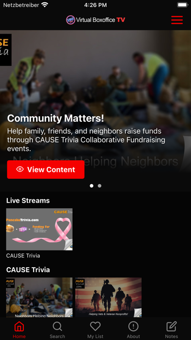 VBO.tv Screenshot