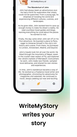 Game screenshot WriteMyStory - AI apk