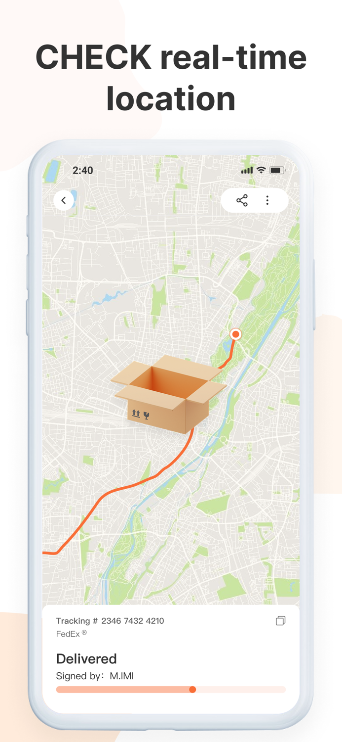 Package Delivery Tracker App