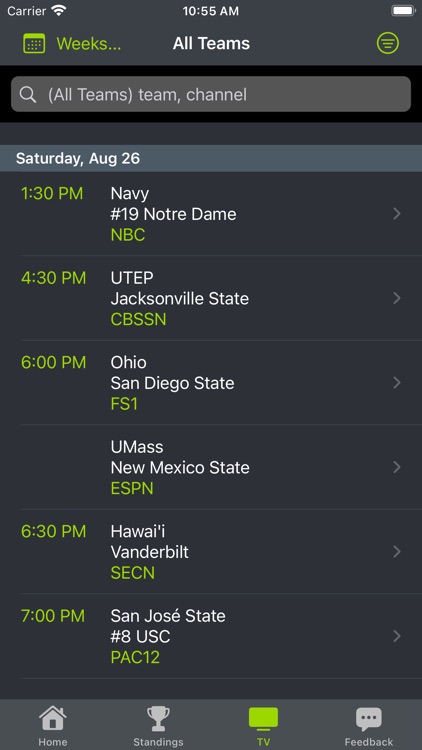 Kansas State Football Schedule screenshot-4