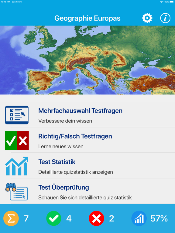 Screenshot #4 pour Geographie Europas Quiz