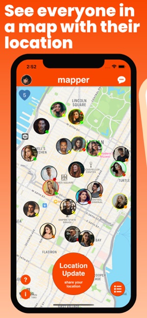 dating app that shows location