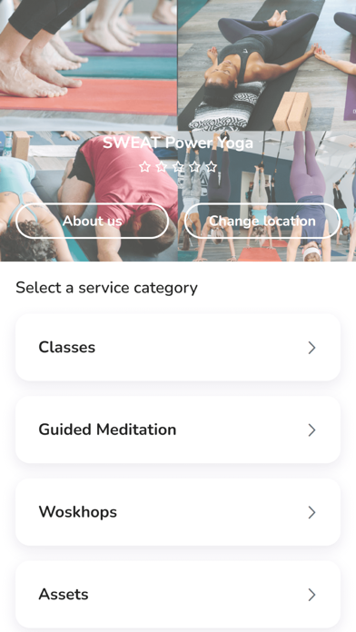 Sweat Power Yoga Screenshot