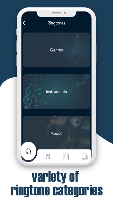 Ringtones & Backgrounds Screenshot