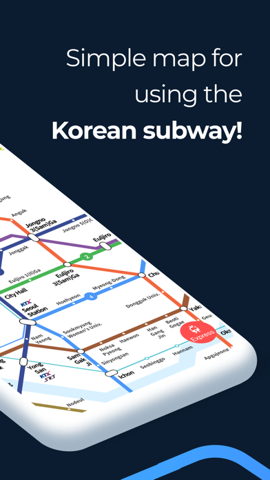 Korea Subway Map Screenshot