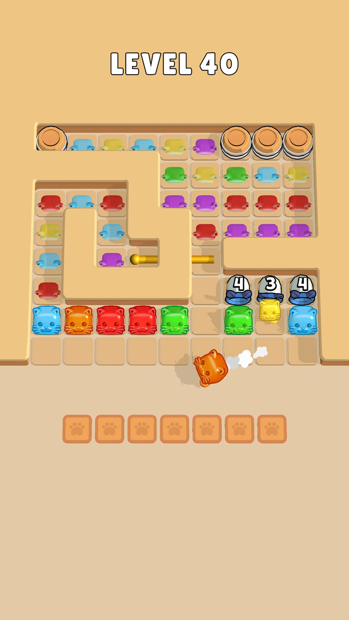 Cat Jam 3D Block Match 3 Game