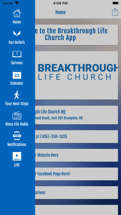 Breakthrough Life Church Screenshot