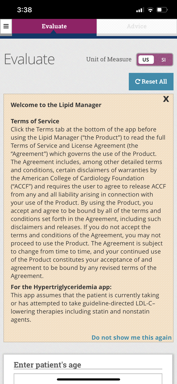 Lipid Manager