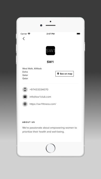 SW1 Fitness Club Screenshot