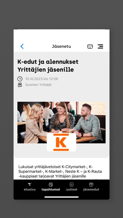 Yrittäjät-sovellus Yrittäjille screenshot-4