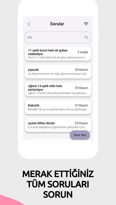 Bebek Gelişimi Takibi Screenshot