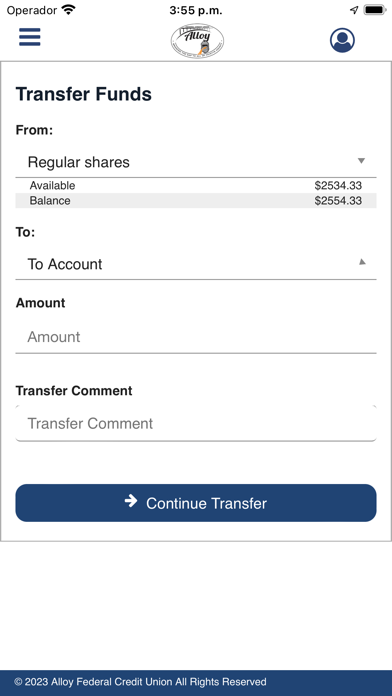ALLOY FCU Screenshot
