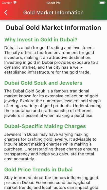 Dubai Gold Calculator