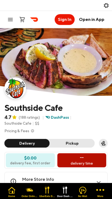 Southside Cafe Screenshot