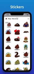 Poop emoji & Stickers for text screenshot #1 for iPhone