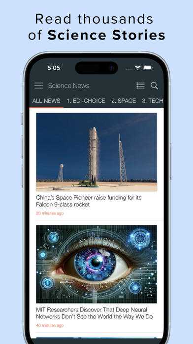 Science News Daily - Articles Screenshot