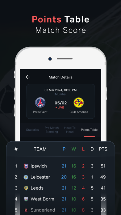 Live Football TV - Live Scores Screenshot