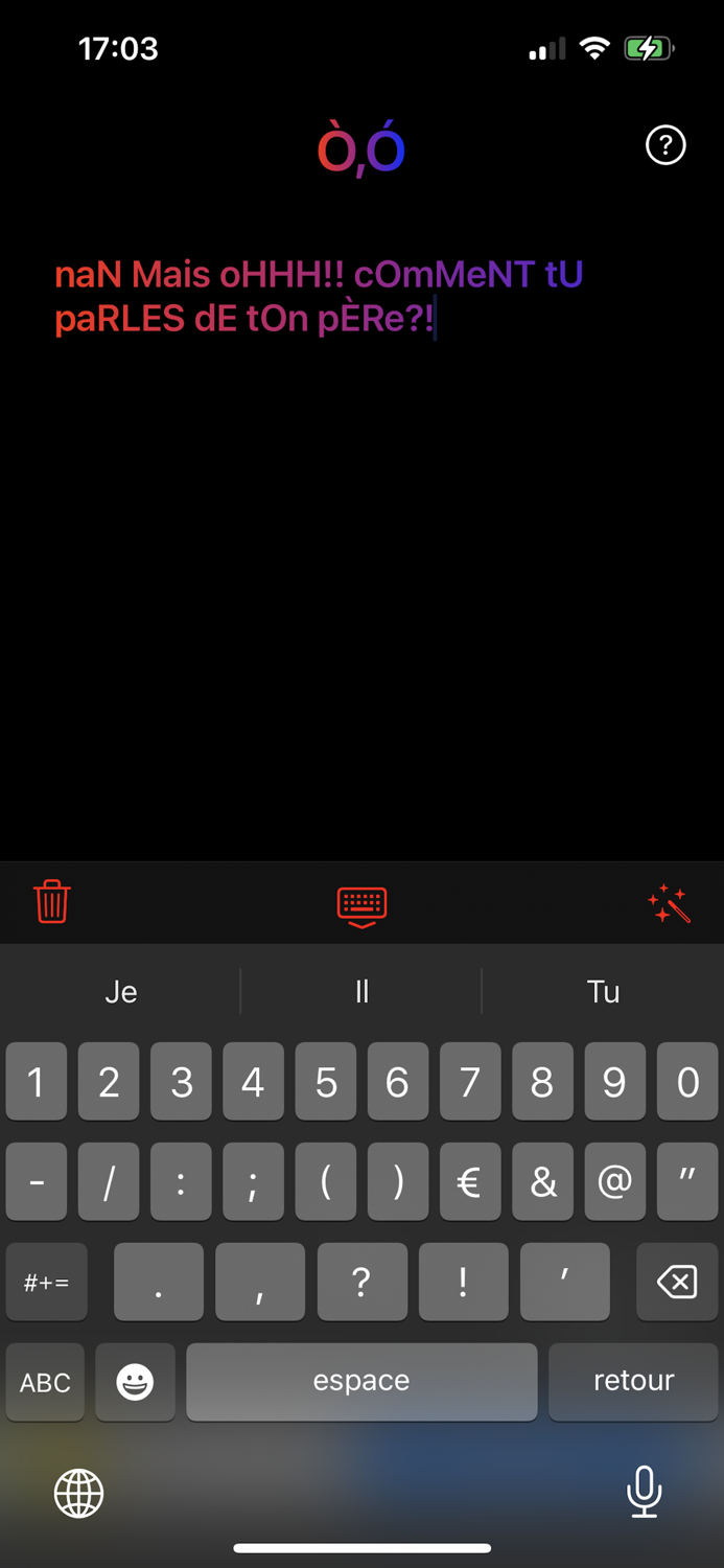 Fool modificateur de texte