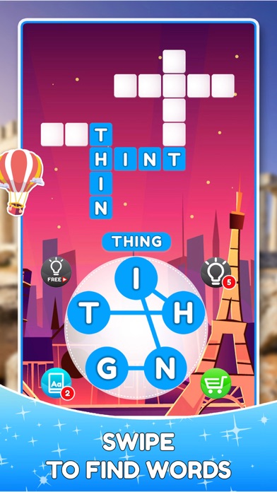 Word Travels: Crossword Puzzle Screenshot