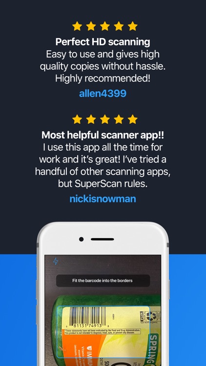 SuperScan PDF Document Scanner