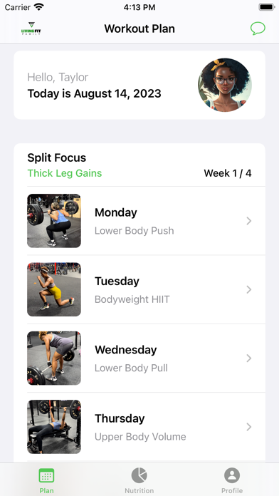 Living Fit Family Screenshot