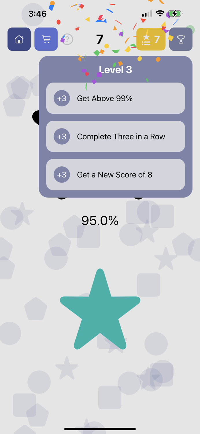 ShapeUp Shape Shifting Game