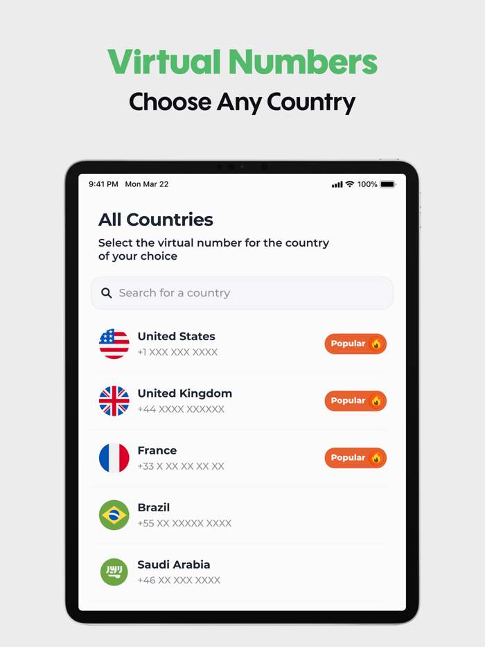 Virtual Number for WA - WABN