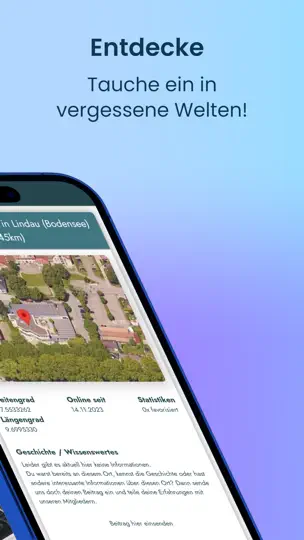 Screenshot von Lost Place App auf dem iPhone 2