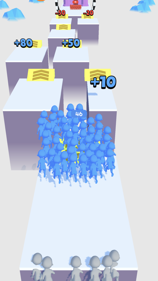 #6. Jumping Crowd! (iOS) Podle: Rajat Ujawane