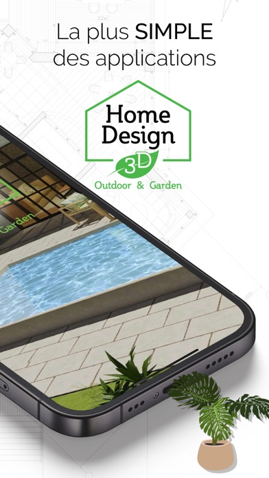 Screenshot #2 pour Home Design 3D Outdoor Garden