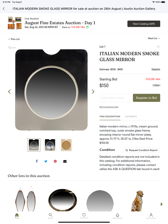 Screenshot #6 pour Austin Auction Gallery