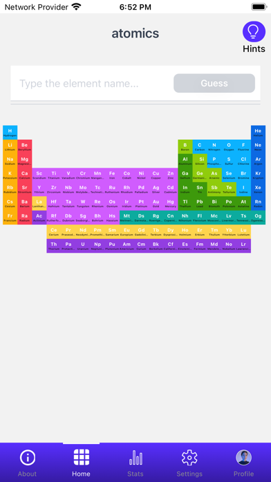 Periodic Table Game | Atomics Screenshot