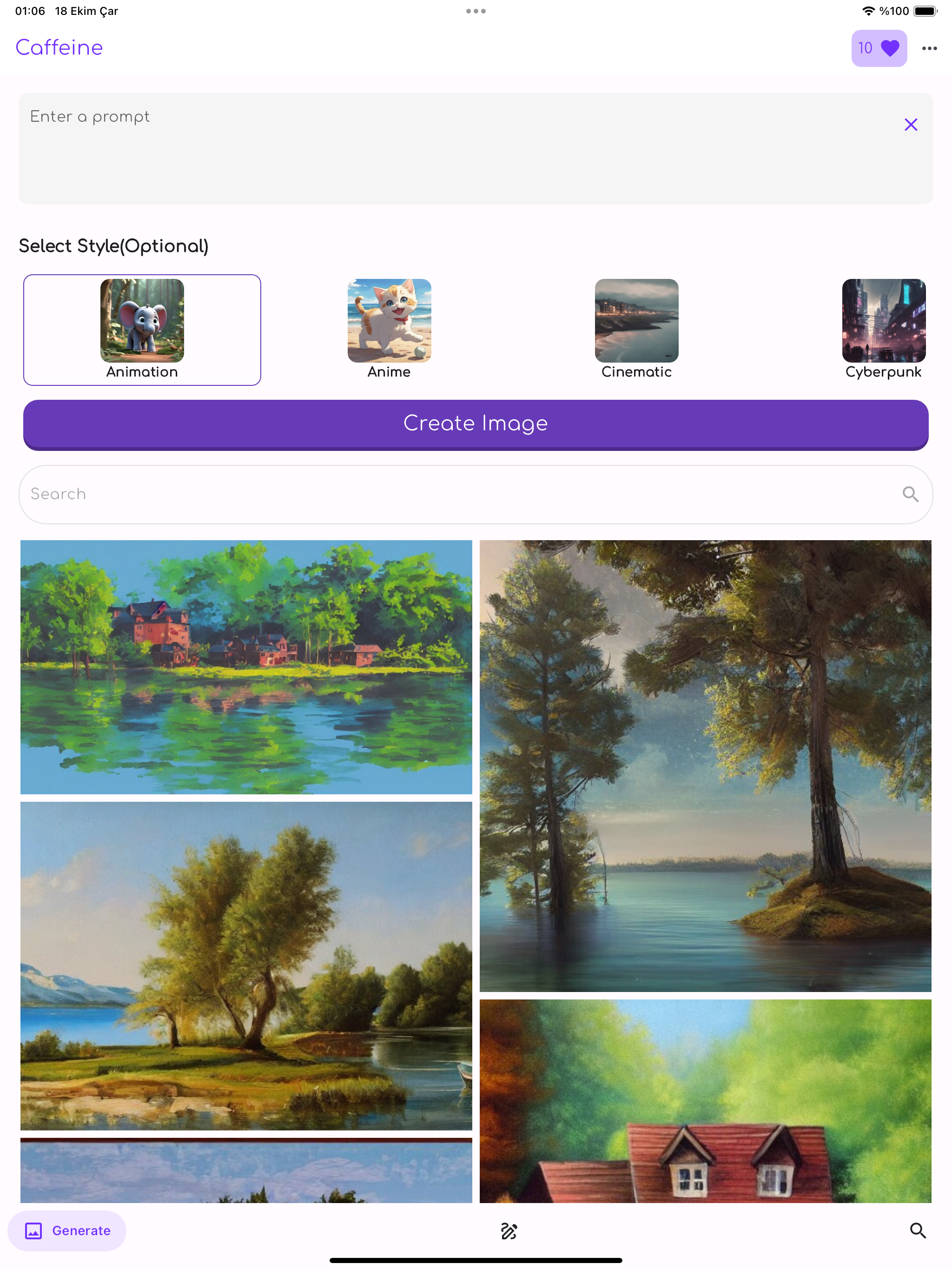 Caffeine Ai - Image Generator