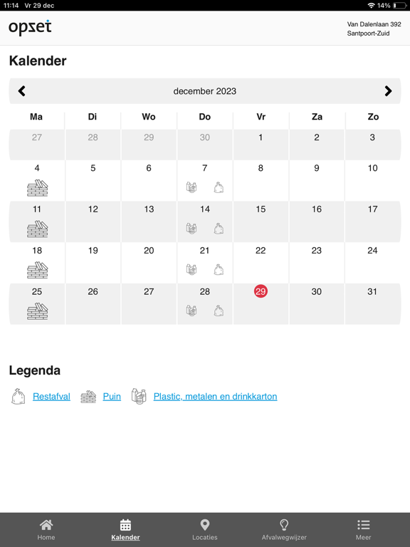 zCalendar iPad screenshot 5 - Utilities app