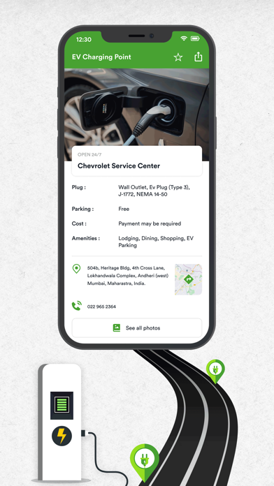 EV Charging Stations Near me Screenshot