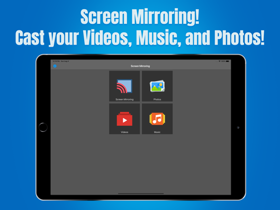 Screen Mirroring App - TV Cast iPad app afbeelding 1