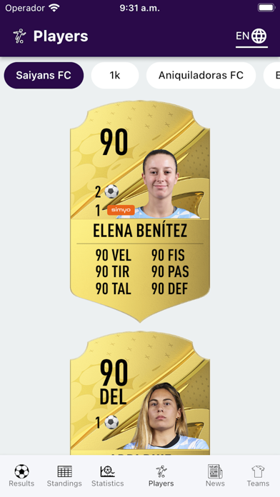 Queens League Fans Resultados Screenshot 4 - AppWisp.com Queens League Fans Resultados Screenshot 4 - AppWisp.com