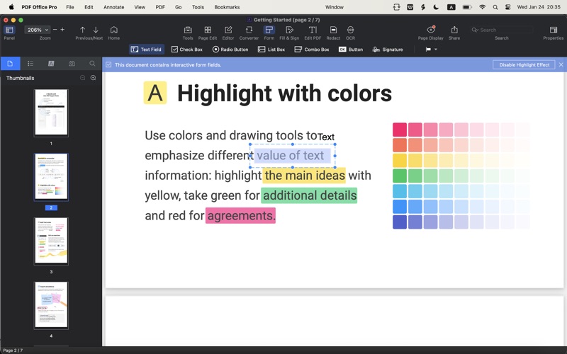 Screenshot #2 pour PDF Office Pro- Edit,Sign &OCR
