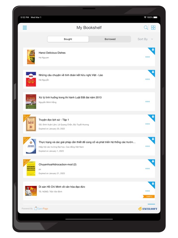 Ebook365 iPad screenshot 1 - Book app