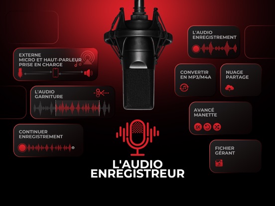 Screenshot #4 pour Audio Recorder Pro et éditeur