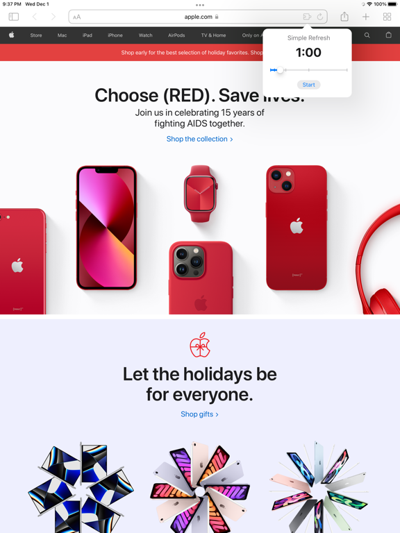 Screenshot #4 pour Simple Refresh for Safari