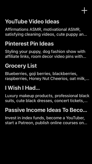 Noty: Actualize Your Ideas Screenshot