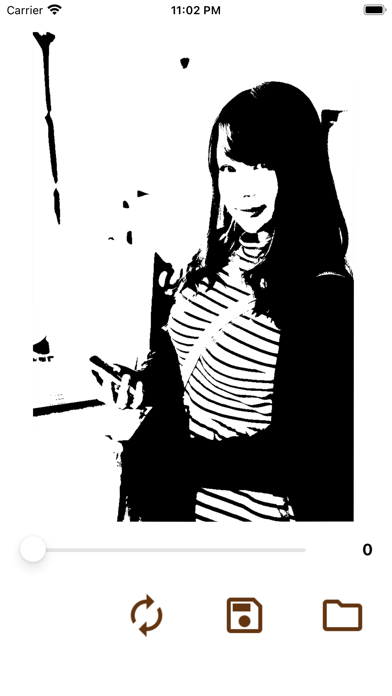 Simple Black and White Photo Screenshot