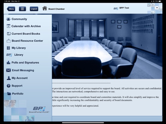 BoardPortal PLUS® iPad screenshot 6 - Business app