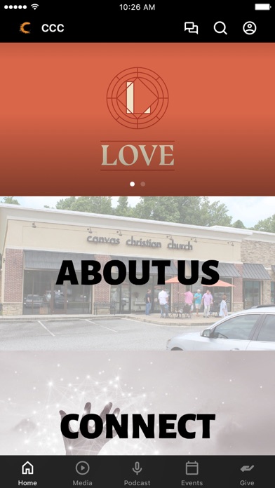 Canvas Christian Church Screenshot