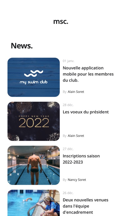 MSC - Swimming Team Dison Screenshot 4 - AppWisp.com