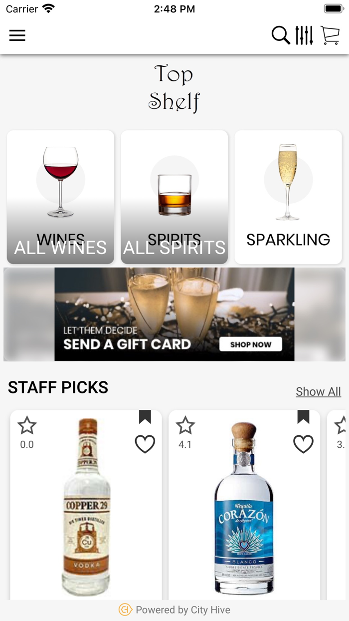 TOP SHELF LIQUORS GA